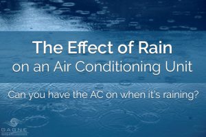 air conditioning rain damage